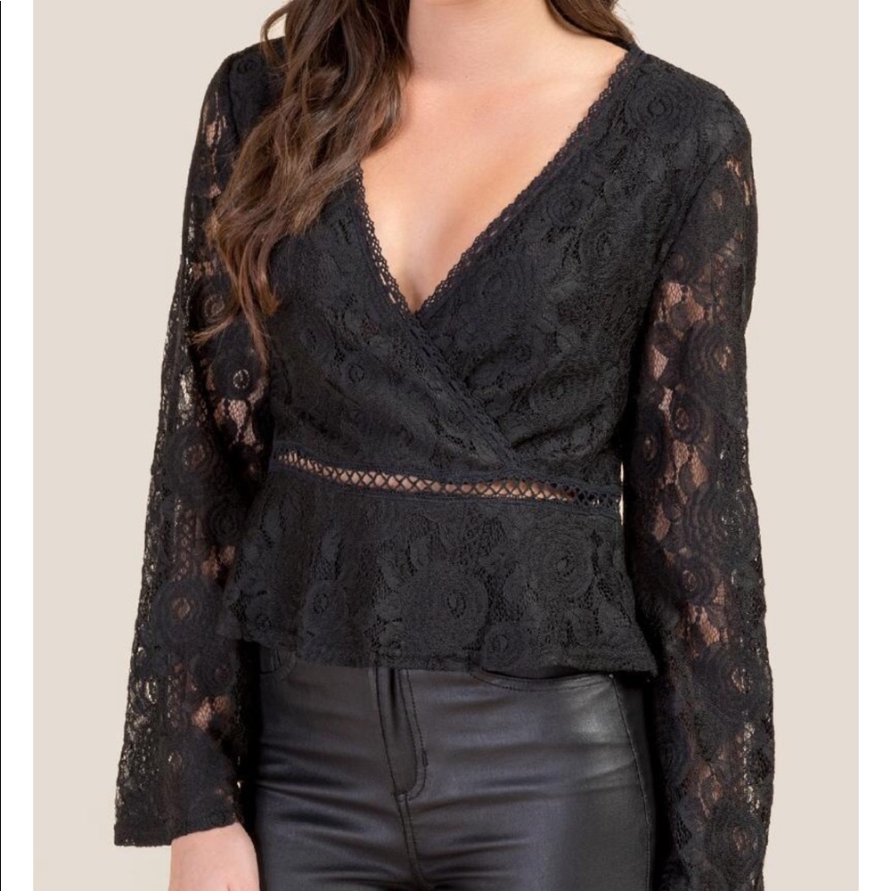 Francesca’s Collection Lace Top